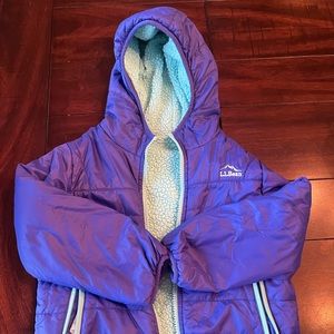 LL Bean Reversible Kids Jacket 4T